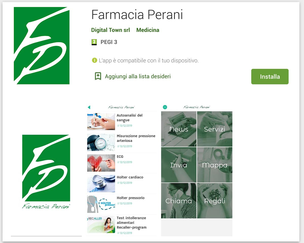 App Farmacia Perani